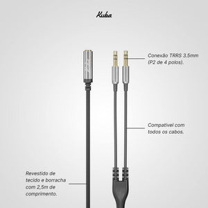 Características Cabo Splitter Kuba